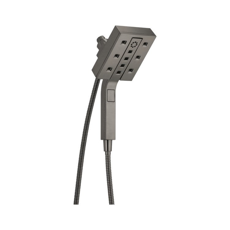 Handshower Combination In2ition Universal Showering Components H2Okinetic 2-In-1 Lumicoat Black Stainless WaterSense 1.75 Gallons per Minute
