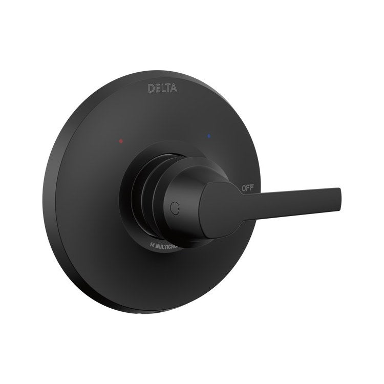 Valve Trim Galeon 14 Matte Black ADA for Monitor 14 Series Single Function Pressure Balance Cartridge - Image 1