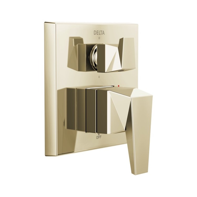Valve Trim Trillian 14 with 6 Setting Diverter Lumicoat Polished Nickel 7 Inch