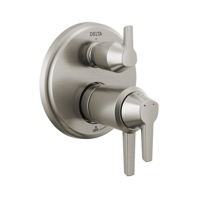 Diverter Trim Galeon 17T 3 Setting Lumicoat Stainless 6-3/4 Inch 5-1/4 Inch - Image 1