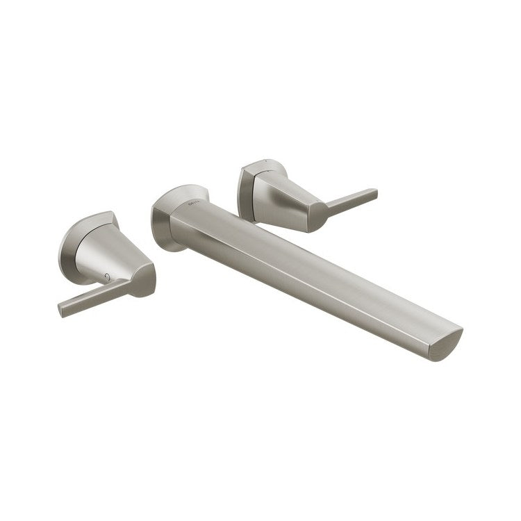 Tub Filler Galeon Wall Mount Rigid Lumicoat Stainless 2-5/8 Inch - Image 1