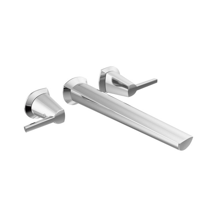 Tub Filler Galeon Wall Mount Rigid Lumicoat Chrome 2-5/8 Inch - Image 1
