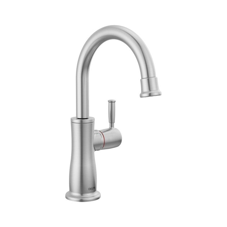 Kitchen Faucet Instant Hot Water Spring-Loaded Self-Closing Arctic Stainless 9-4/9 Inch - Image 1