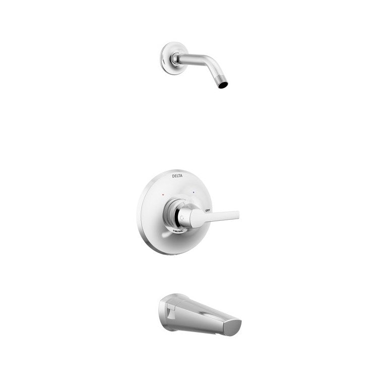 Tub and Shower Trim Galeon 14 Less Head Lumicoat Chrome ADA 6-1/2 Inch - Image 1