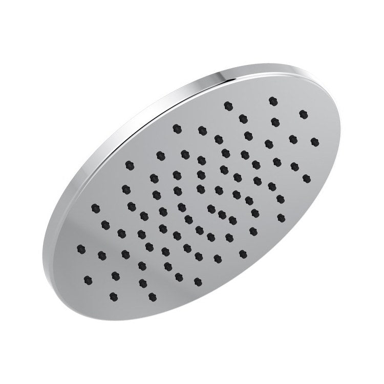 Showerhead Universal Showering Components 1 Functions Raincan Lumicoat Chrome 11-3/4 Inch 1.75 Gallons per Minute Round for Ceiling Mount or Extended Wall Mount Shower Arm Applications - Image 1