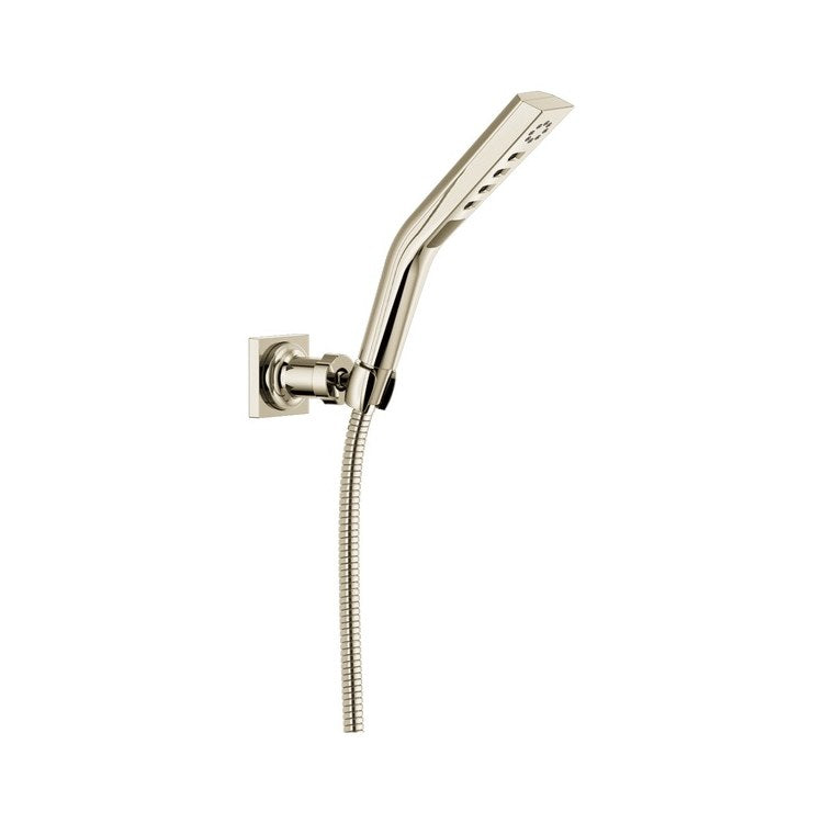 Handshower Set H2Okinetic Wand with Wall Mount Holder & Lumicoat Finish Polished Nickel 3 Function WaterSense 1.75 Gallons per Minute - Image 1