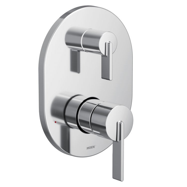 Transfer Valve Trim Cia M-Core 3-Series 2 Lever Chrome ADA - Image 1