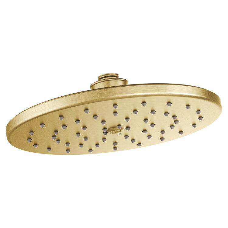 Showerhead Waterhill 1 Functions Eco-Performance Rain Brushed Gold 10 Inch 1.75 Gallons per Minute Full - Image 1