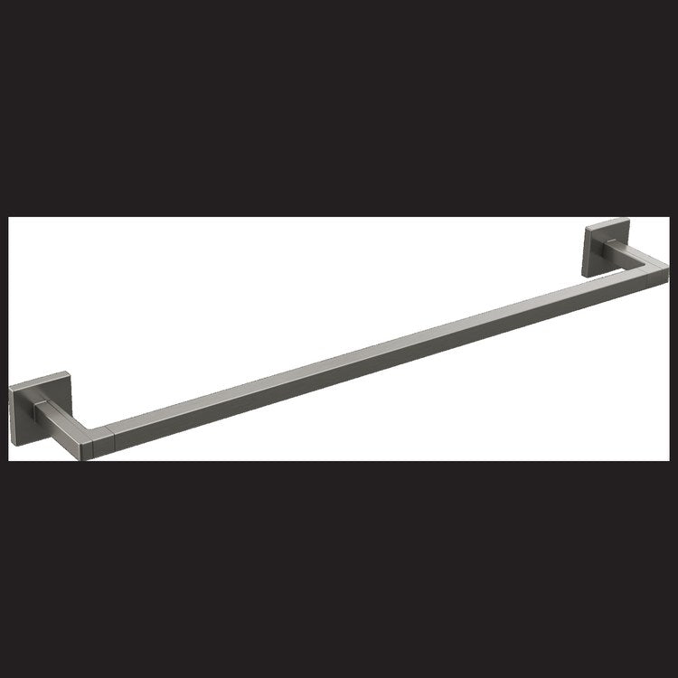 Towel Bar Frank Lloyd Wright 24 Inch Single Brilliance Luxe Steel Brass 3-5/16 Inch - Image 1