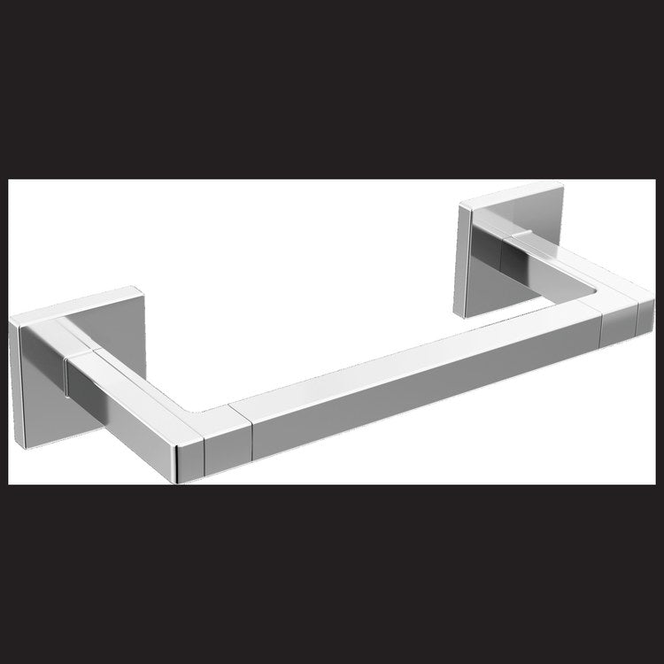 Towel Bar Frank Lloyd Wright 8 Inch Single Chrome Brass 3-5/16 Inch - Image 1