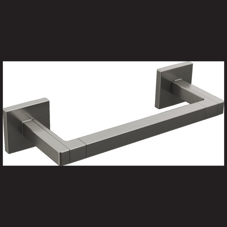 Towel Bar Frank Lloyd Wright 8 Inch Single Brilliance Luxe Steel Brass 3-5/16 Inch - Image 1