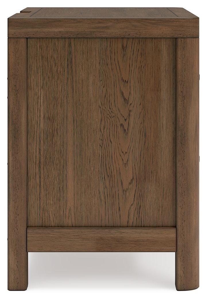 Cabalynn - Two Drawer Night Stand - Light Brown - Image 2