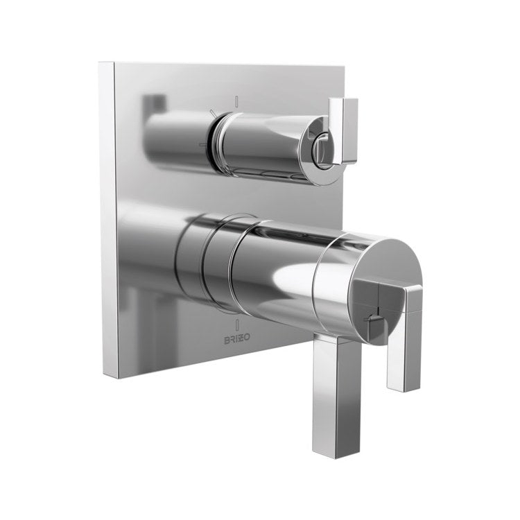 Thermostatic Trim Frank Lloyd Wright with 3 Function Integrated Diverter Trim Less Handle Chrome ADA 7.2 Gallons per Minute Zinc
