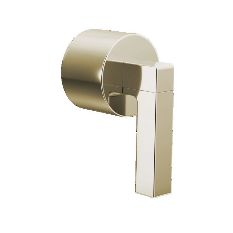 Handle Kit Frank Lloyd Wright Zinc 1 Lever Brilliance Polished Nickel ADA for Sensori Thermostatic Valve Trim - Image 1