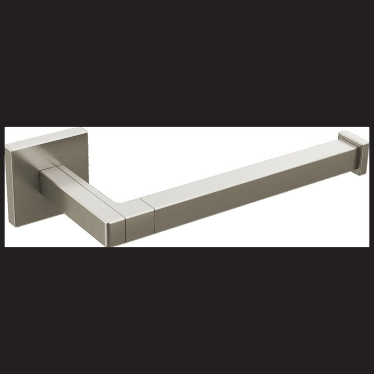 Toilet Paper Holder Frank Lloyd Wright Single Brilliance Luxe Nickel Metal 6-1/8 Inch 3-11/16 Inch Wall - Image 1