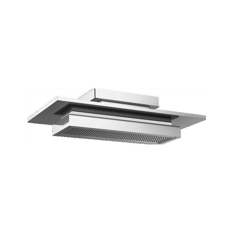 Showerhead Frank Lloyd Wright 1 Functions Raincan Chrome 21 Inch 1.75 Gallons per Minute with Integrated Lighting Rectangle Ceiling Mount - Image 1