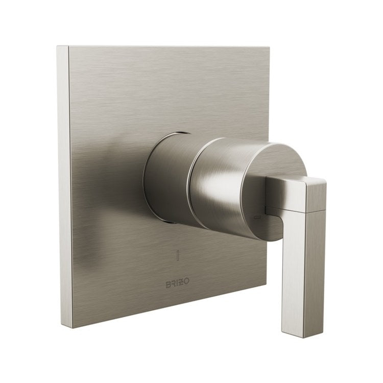 Pressure Balance Valve Trim Frank Lloyd Wright Square Less Handle Brilliance Luxe Nickel ADA - Image 1