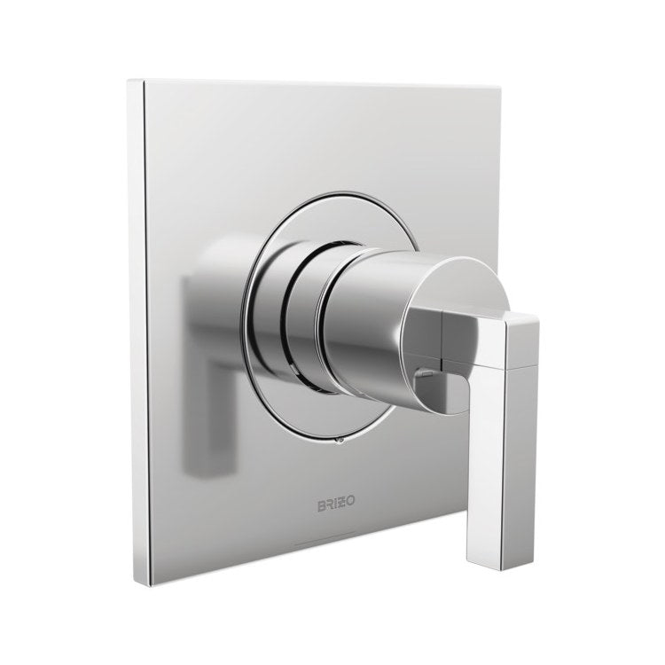 Thermostatic Trim Frank Lloyd Wright Square Less Handle 1 Less Handle Chrome ADA Brass