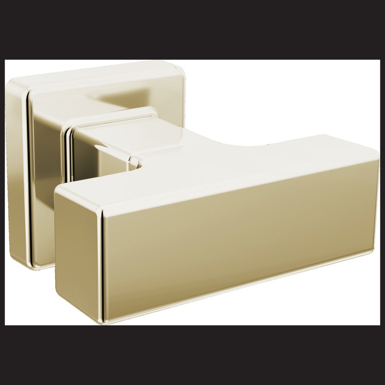Knob Frank Lloyd Wright Bar for Drawer Brilliance Polished Nickel Metal 1-3/8 Inch 1-1/4 Inch - Image 1