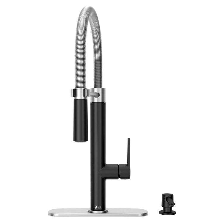 Grayson Semi-Pro Single-Handle Pull-Down Kitchen Faucet - Matte Black - Image 2