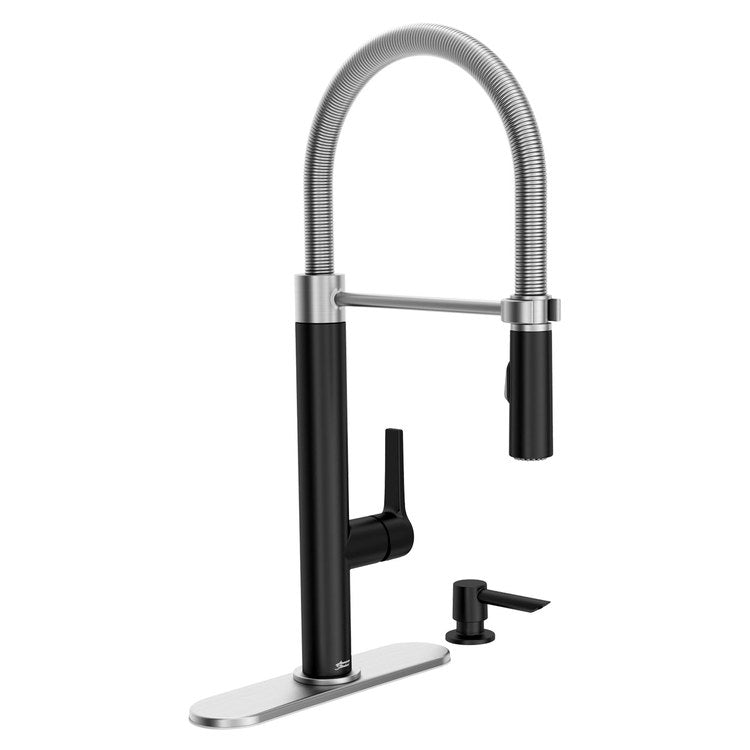 Grayson Semi-Pro Single-Handle Pull-Down Kitchen Faucet - Matte Black - Image 1