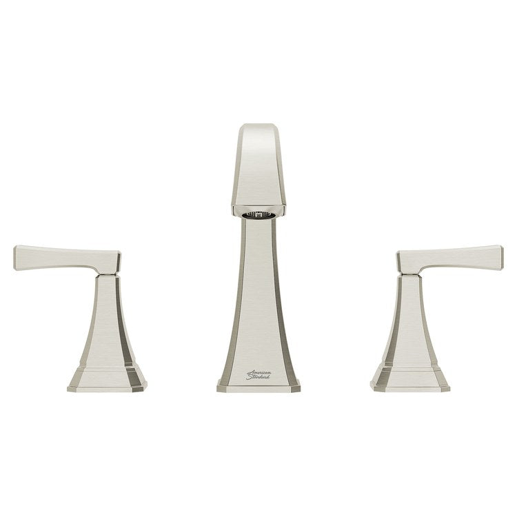 Crawford Two-Handle 8" Widespread Bathroom Sink Faucet with Pop-Up Drain - Satin Nickel - Image 2