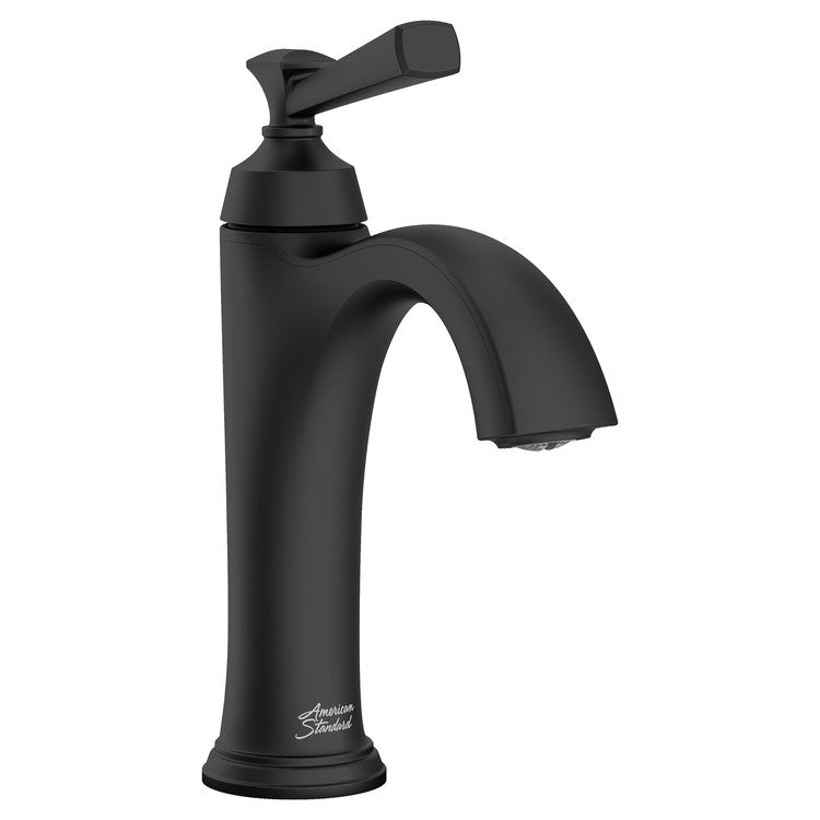 Glenmere Single-Handle Monoblock Bathroom Sink Faucet with Push-Pop Drain - Matte Black - Image 3