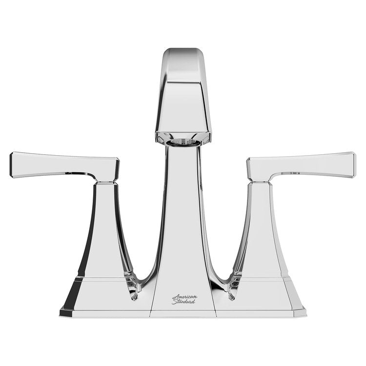 Crawford Two-Handle 4" Centerset Bathroom Sink Faucet with Push-Pop Drain - Polished Chrome - Image 2