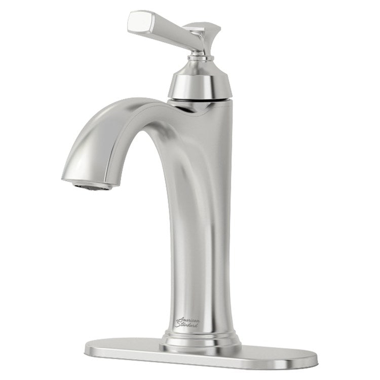 Glenmere Single-Handle Monoblock Bathroom Sink Faucet with Push-Pop Drain - Polished Chrome - Image 2
