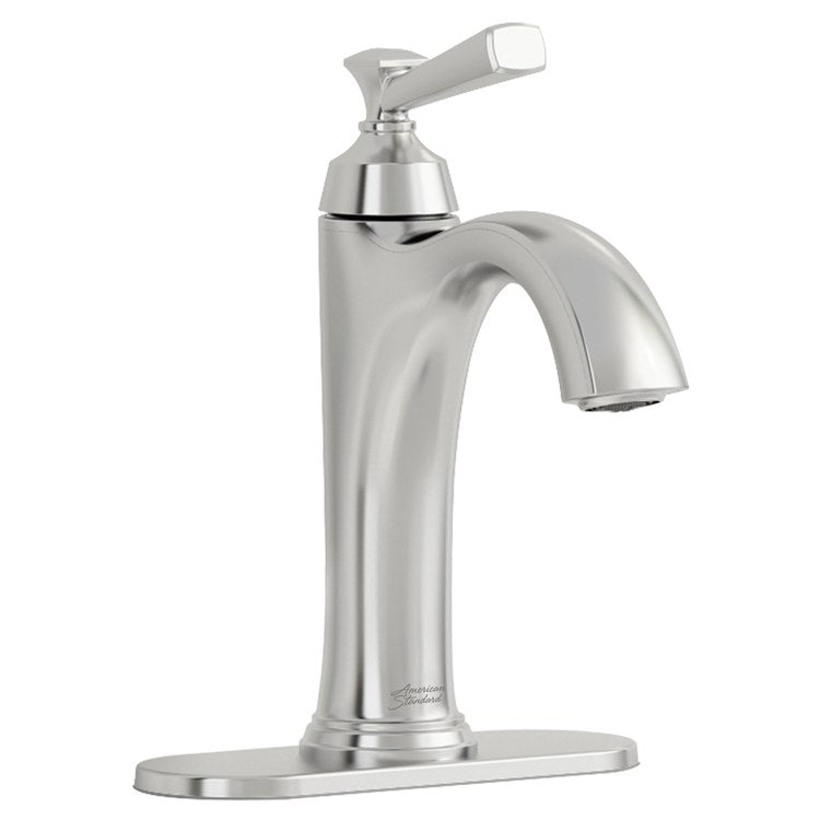 Glenmere Single-Handle Monoblock Bathroom Sink Faucet with Push-Pop Drain – Polished Chrome