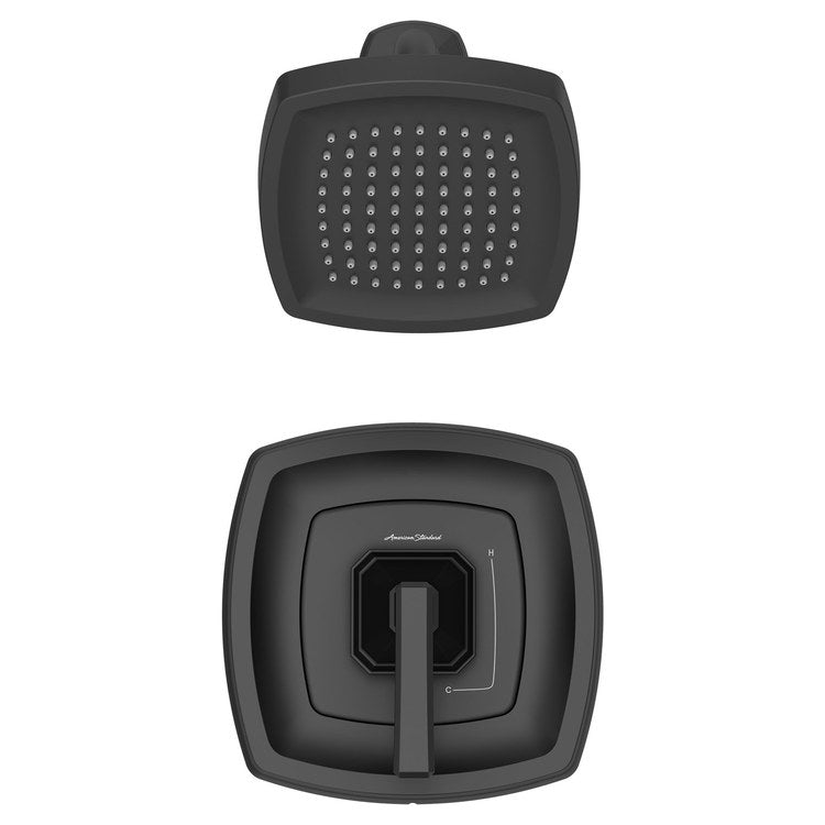 Crawford Pressure Balance Shower Trim with 1.8 gpm Shower Head - Matte Black - Image 2