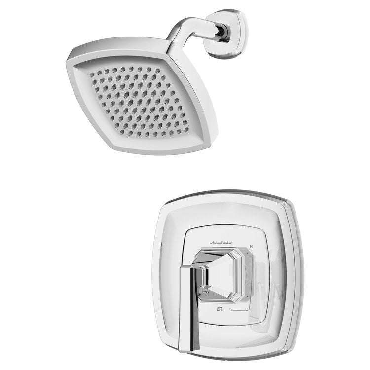 Crawford Pressure Balance Shower Trim with 1.8 gpm Shower Head - Polished Chrome - Image 3