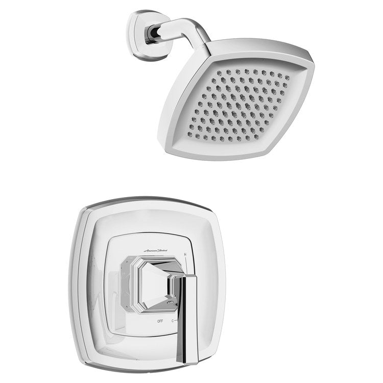 Crawford Pressure Balance Shower Trim with 1.8 gpm Shower Head – Polished Chrome