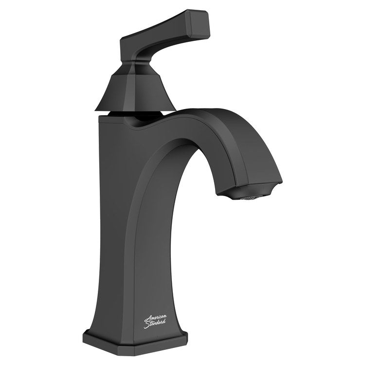 Crawford Single-Handle Monoblock Bathroom Sink Faucet with Push-Pop Drain