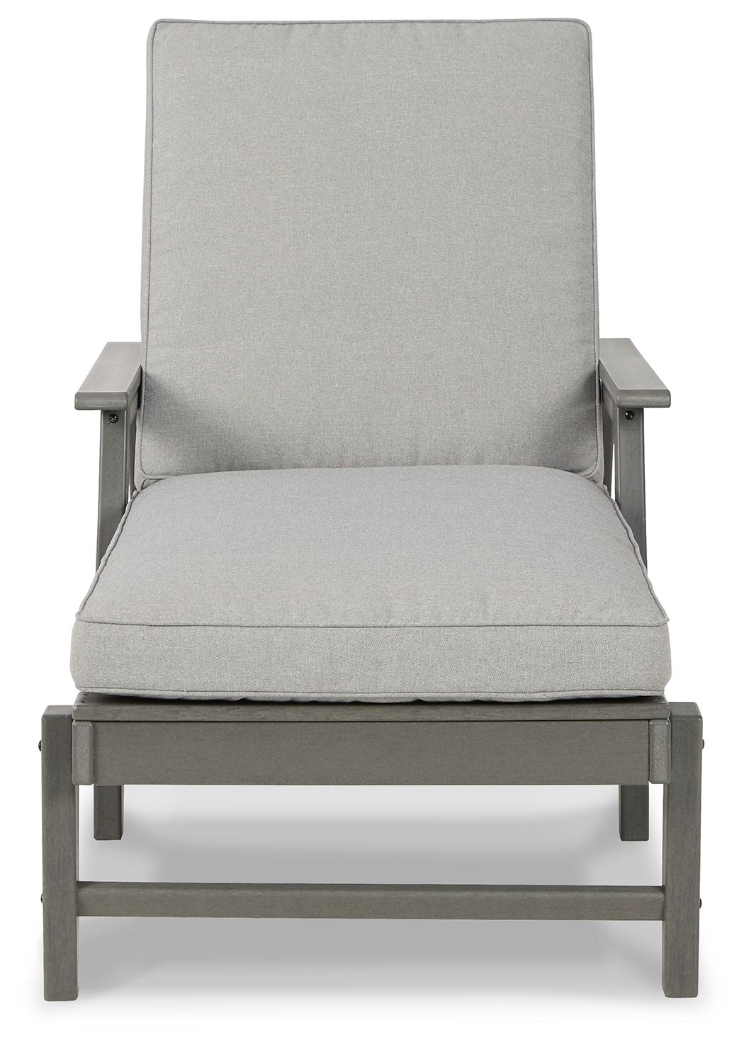 Visola - Chaise Lounge with Cushion - Gray - Image 2