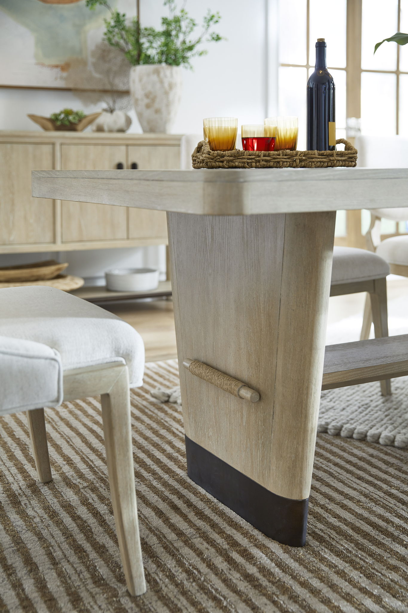 Sunset Cove - Trestle Dining Table - Sanibel Brown - Image 2