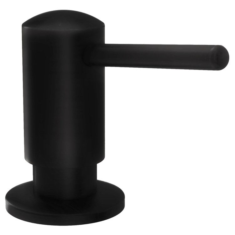 Universal Deck-Mount Liquid Soap Pump Dispenser - Matte Black - Image 2