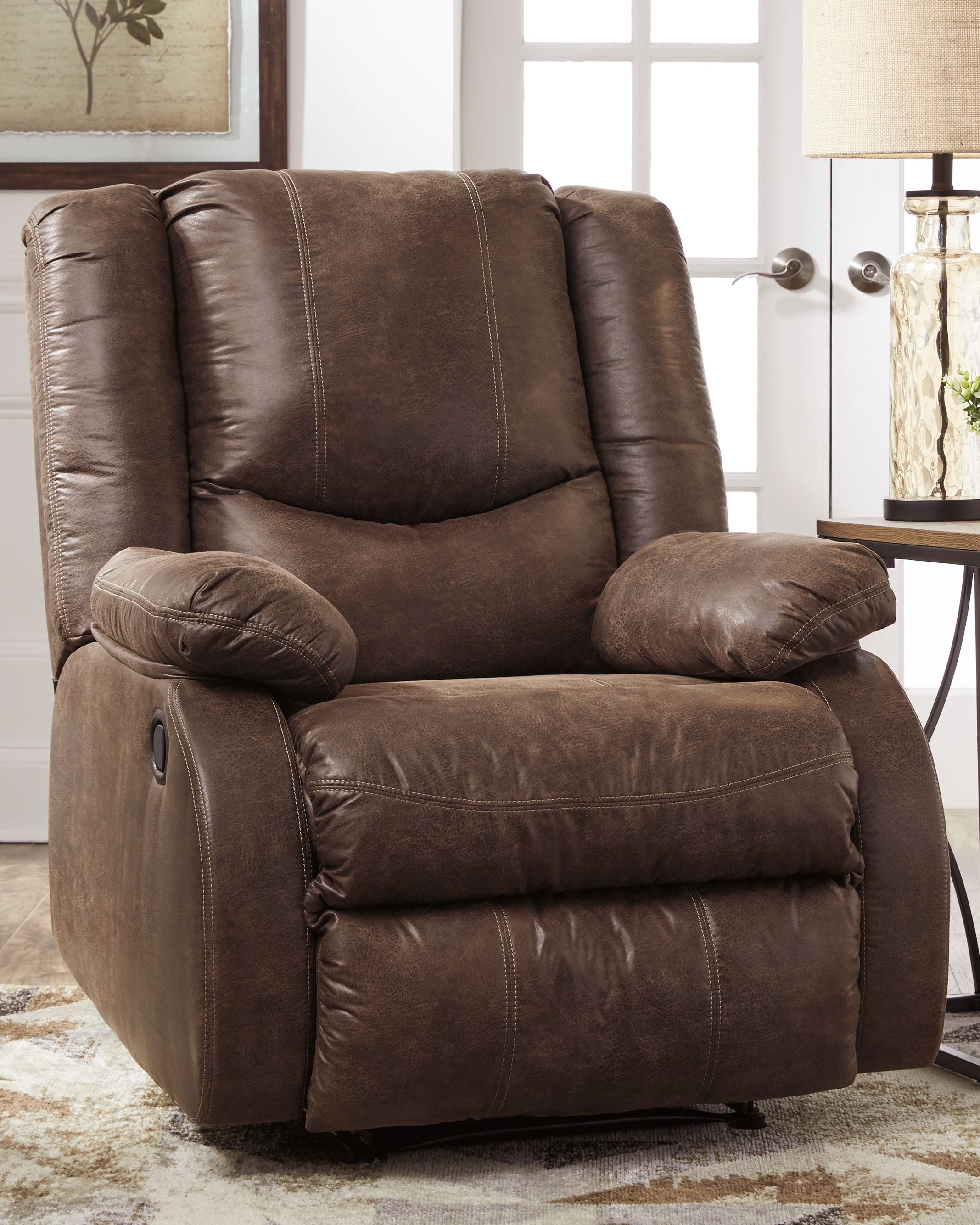 Bladewood - Zero Wall Recliner - Faux Leather - Coffee - Image 2