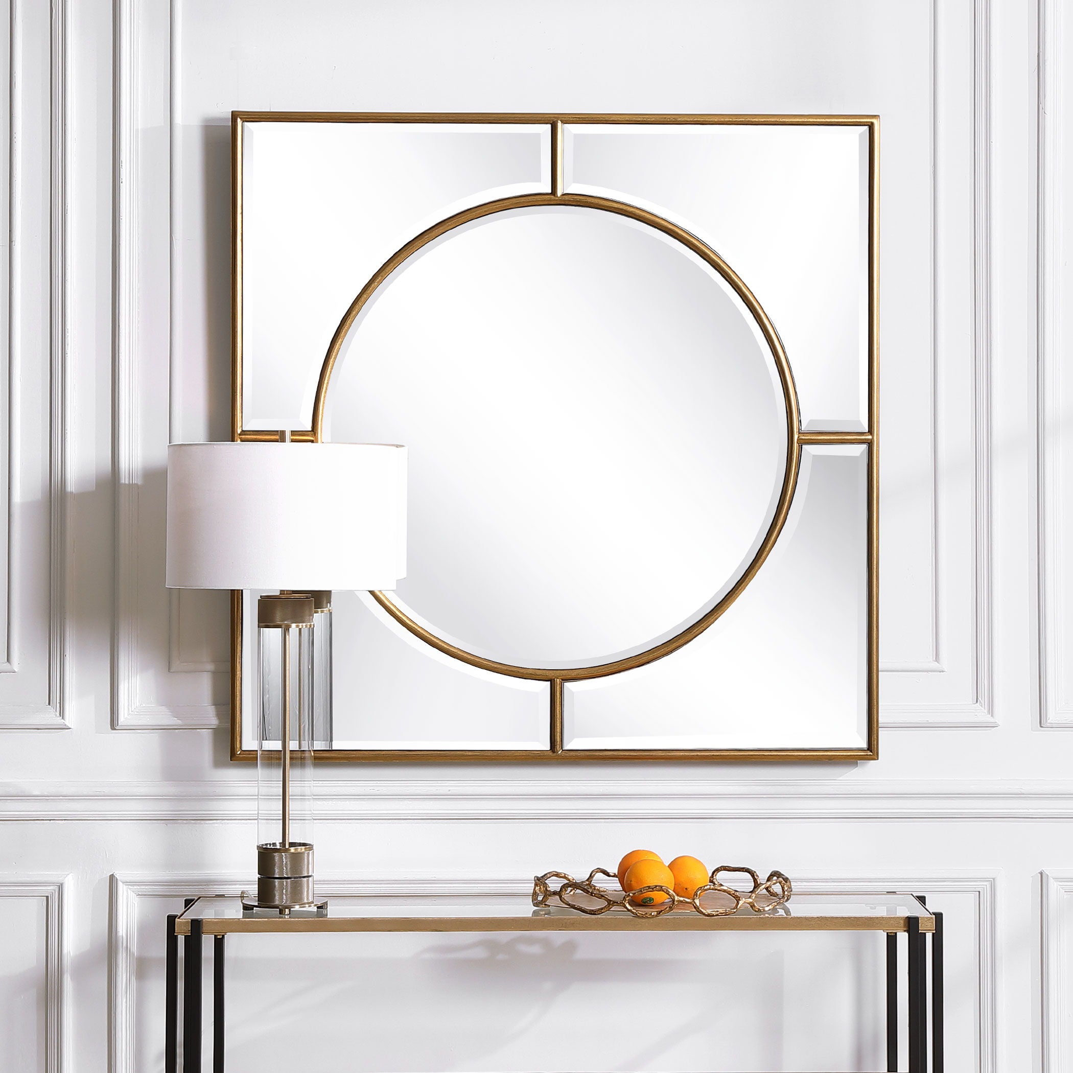 Stanford - Square Mirror - Gold - Image 2