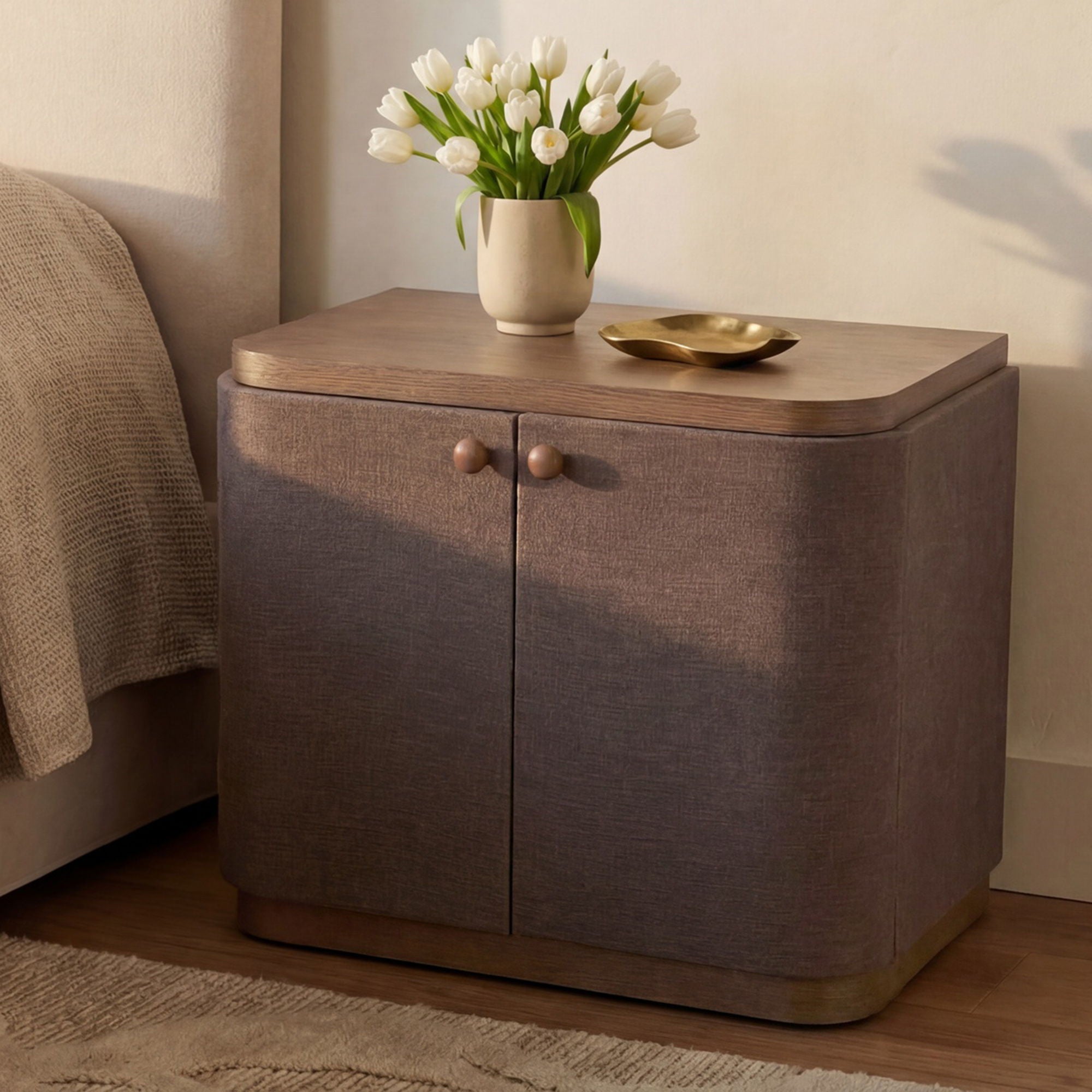 Simone – Nightstand – Brown