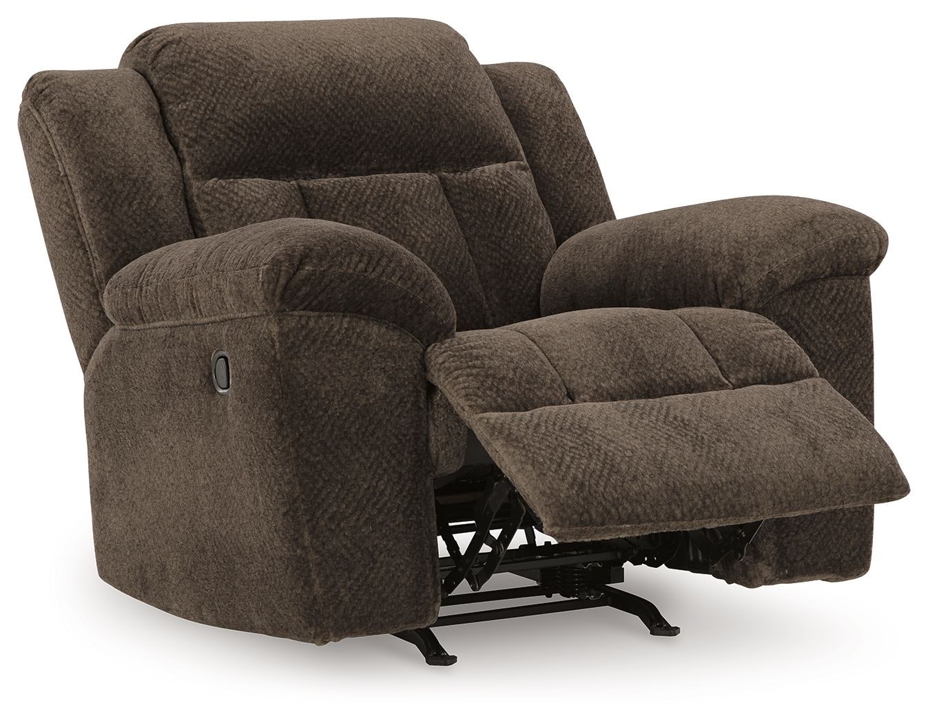 Frohn - Rocker Recliner - Fabric - Chocolate - Image 2
