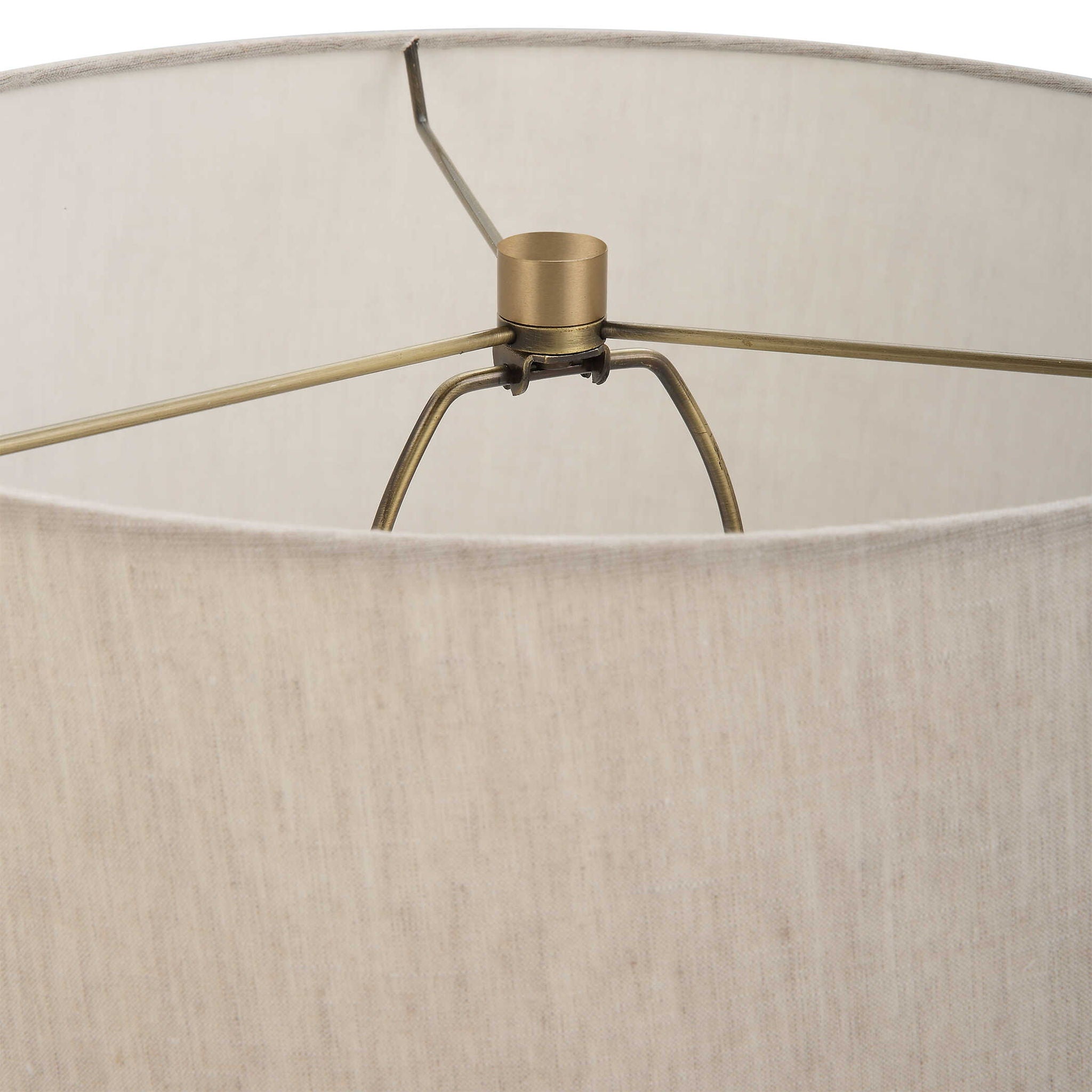 Gravitas - Elegant Brass & Stone Lamp - Image 3