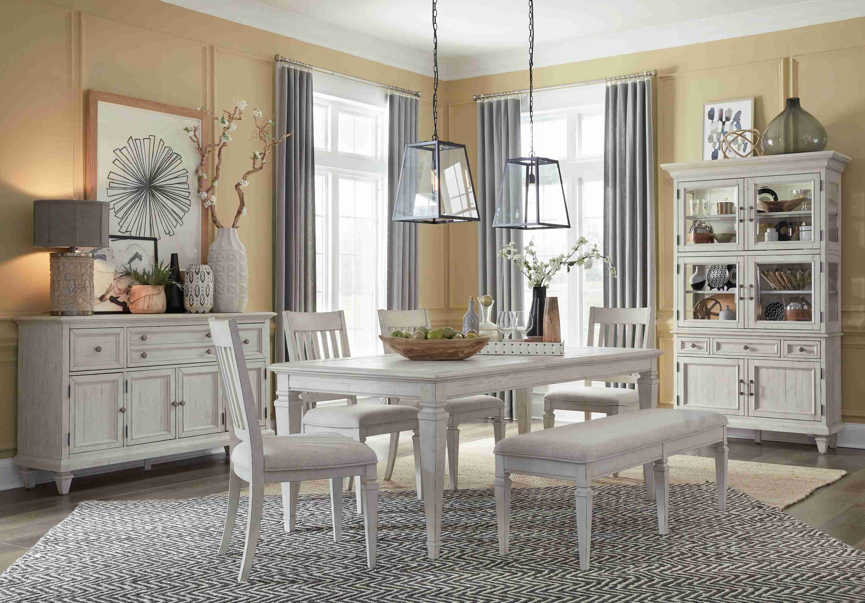 Newport - Rectangular Dining Table - Alabaster - Image 2