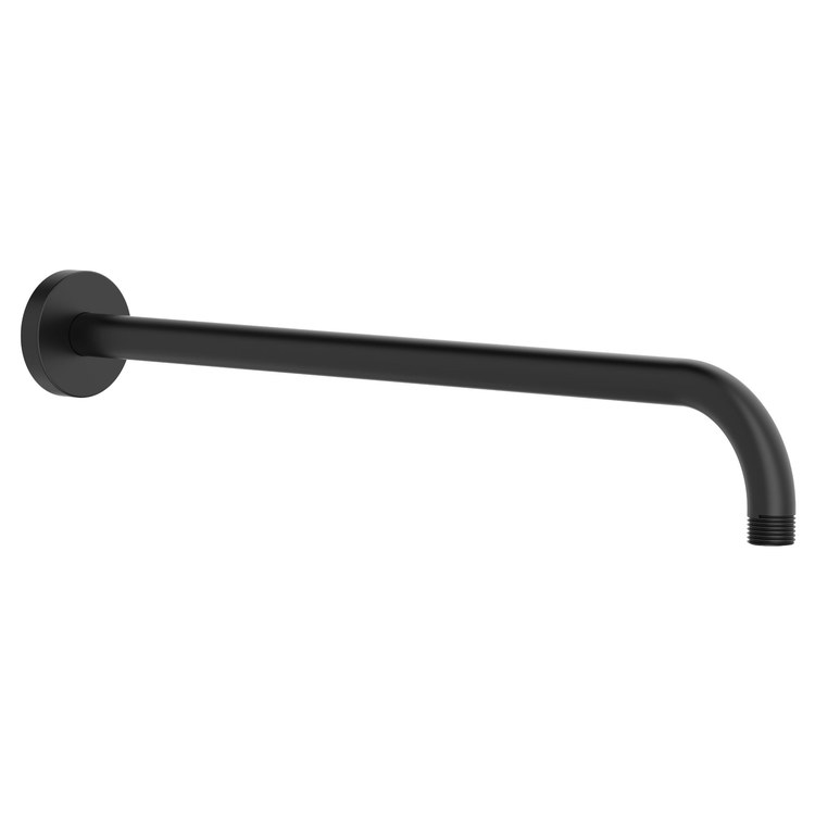 18″ Wall Mount Right Angle Shower Arm with Round Flange