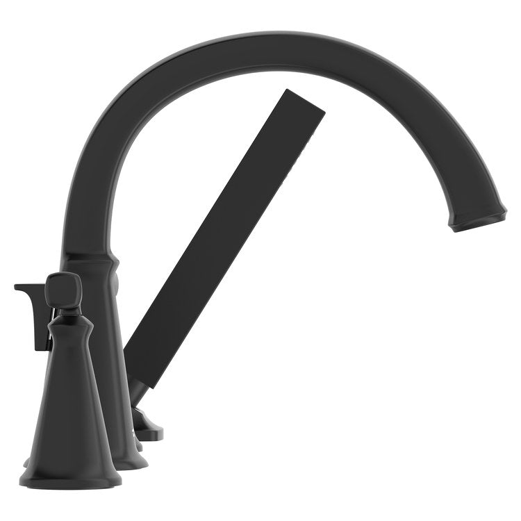 Edgemere Two Handle Roman Tub Faucet with Handshower for Flash Valve - Image 2