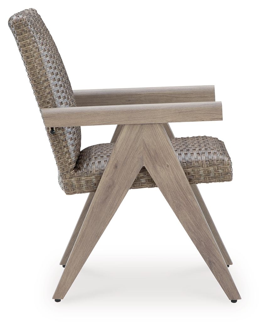 Cliff Trails - Arm Chair (Set of 2) - Beige - Image 2