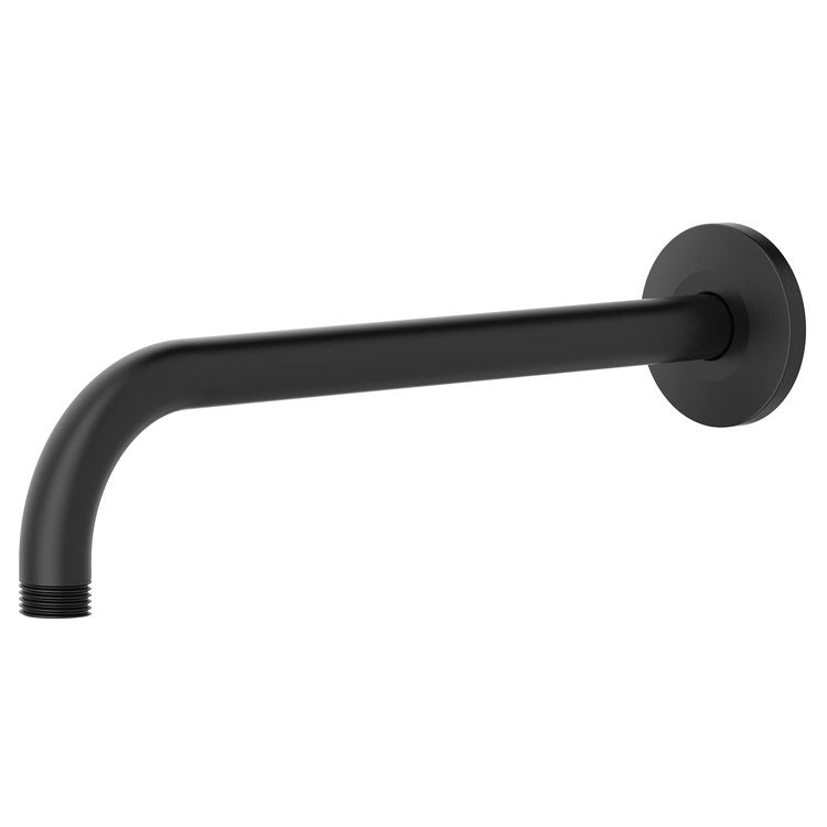 12" Wall-Mount Right Angle Shower Arm with Round Flange - Image 2