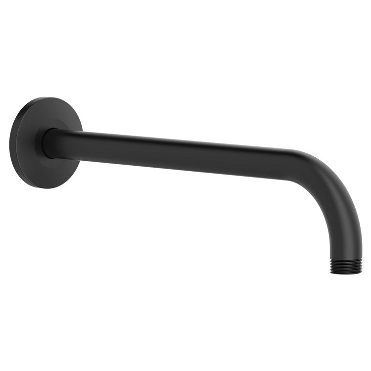 12″ Wall-Mount Right Angle Shower Arm with Round Flange