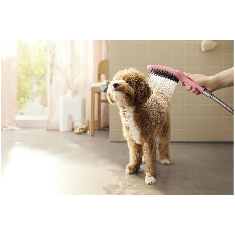 Handshower Dog Shower Bundle Pink 3 Function 1.75 Gallons per Minute - Image 2