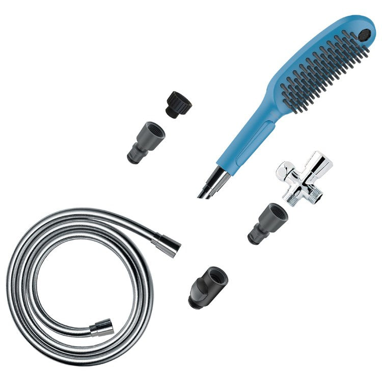 Handshower Dog Shower Bundle Sky Blue 3 Function 1.75 Gallons per Minute - Image 1